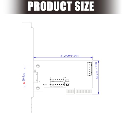 Adaptador SFF-8612 a PCIe tarjeta de expansión para PC de escritorio 3