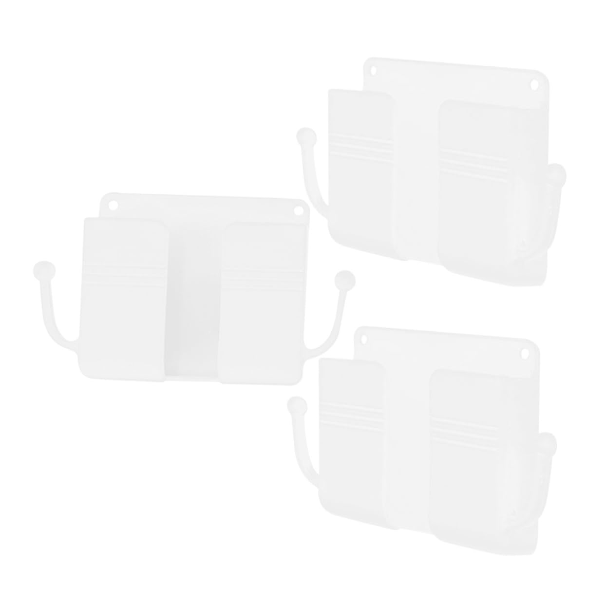NUOBESTY 15stücke Teiliges Wandhalterung Für Handys Selbstklebender Fernbedienungs-organizer Praktische Aufbewahrungsbox Für Tv Und Klimaanlagenfernbedienungen Einfache Installation Für