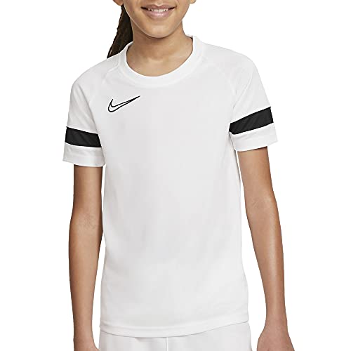 Image of Nike Unisex Kids Academy 21 Zip Hood, White, 8 Years