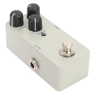 [FLEXIBLE AND ADJUSTABLE] The compressor pedal features a full analog circuit with a wider adjustable range and true bypass. Perfect for fine-tuning your guitar sound. [SOLID QUALITY] Made of robust aluminum alloy, this pedal is durable and stable fo...