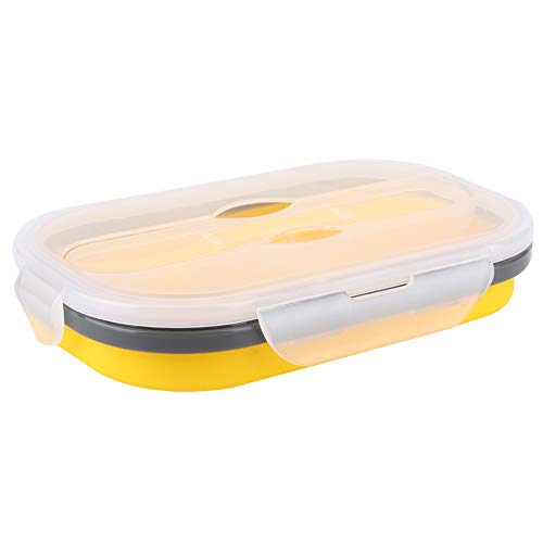 Lunchbox, lichtgewicht 800 ml draagbare lunchboxcontainer voor buiten voor op reis voor picknick(geel) - Image 7