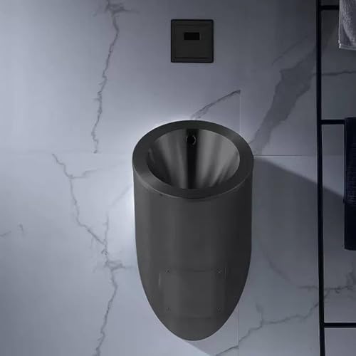 OTQEFTN Wall-Mounted Urinal,Men's Commercial Flushing Urinal,Stainless Steel Urinals,Washout Urina,Household Bathroom Urinal,Wall Mounted Sensor Urinal-Urinal-Urinal