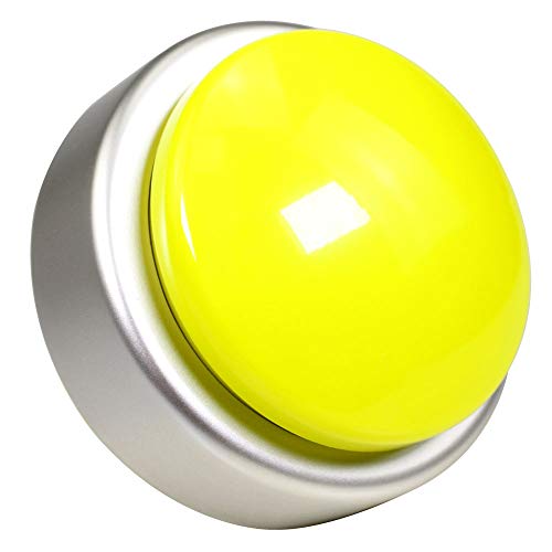 Neutral Extra Large Talking Alarm Clock For Blind - Announcing Time, Date And Week Of Day. Perfect For Visually Impaired，Elderly (Yellow-Green+Silver) #TOP3