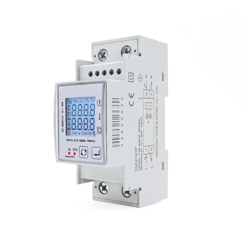 Compteur électrique monophasé 80A 230V TAC2121P pour isoler la conso d'un locataire