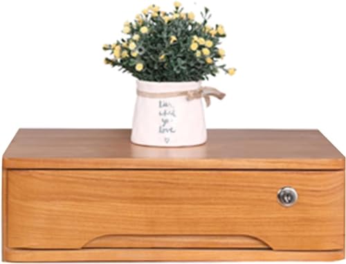 JIIPOREGJ Multilayer Solid Wood Drawer Storage Box with Lockable A4 File Cabinet for Home Office Desktop A1 Drawer Ideal for Document and Office Supplies Management,A-1 Drawer
