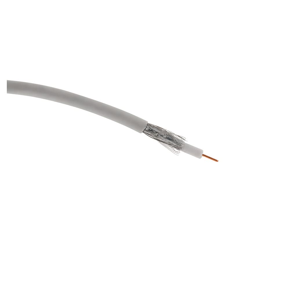 Zenitech Câble coaxial TV - 17 VATCA PH Blanc - 20m