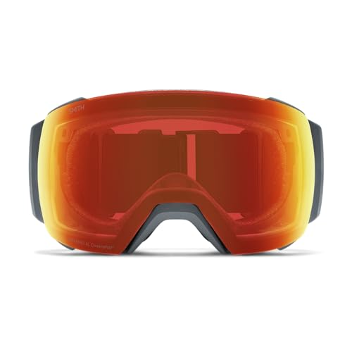 Image of Smith Optics I /O MAG XL Unisex Snow Winter Goggle - Slate, ChromaPop Everyday Red Mirror
