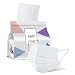 FWPP 4 Layer Surgical Earloop Disposable Face Masks Medical 50 pcs Pearl White