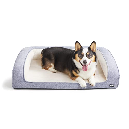 Barkbox 2-in-1-Hundebett, Memory-Schaum, hohe Dichte Cover