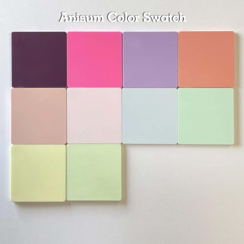 Image of 2pcs Pastel Cell Cast Acrylic Sheets Dusty Mauve 1 /8inch (3mm) 11.75x11.75 300x300mm Glossy Matte Laserable Plexiglass Sheets Plasitc Board for Laser Cutting Engraving DIY Project Craft Sign