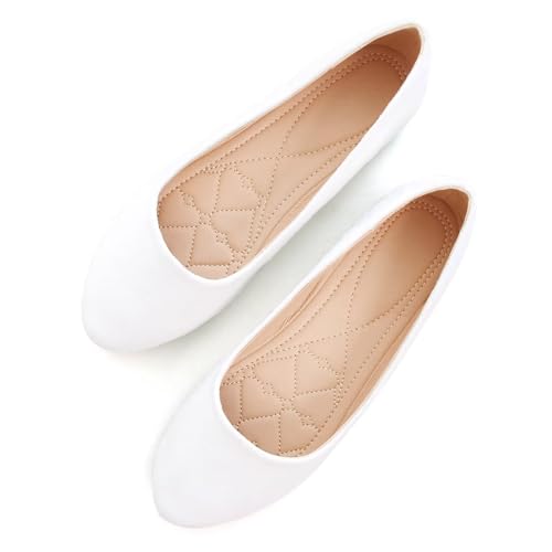 Image of SAILING LU Casual Shoes for Women Dressy Ballet Flats | Comfort Fit, Work Shoes,Casual for Women, Slip-Ons Loafers