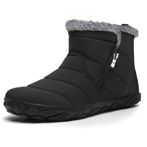 Bravover Scarpe Barefoot Stivali da Neve Scarpe Uomo Donna Invernali Stivaletti...