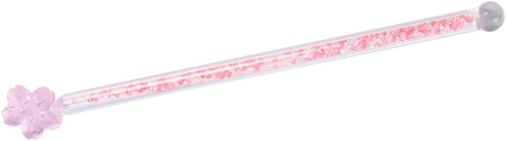 Pink Glass Stirring Sticks Crystal Diamond for Cocktail Mixing