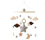 Campanilla de Viento móvil, Adorno colgante para guardería, cama de Campana, Regalo para bebé