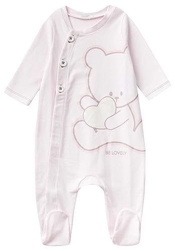 United Colors of Benetton Baby-Mädchen TUTINA 37YW0T01G Jogginganzug, Rosa Tenue 1W0, 74