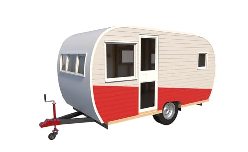 15' Teardrop Camper Trailer Plans - Build Your Own Tear Drop Camper RV