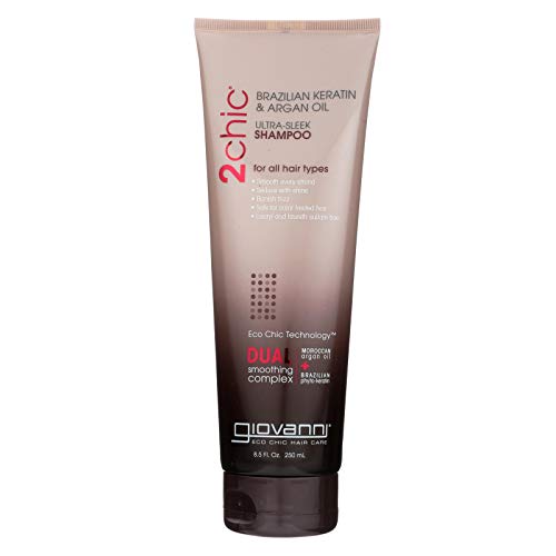 Giovanni 2chic Brazilian Keratin & Argan Oil Ultra-Sleek Shampoo 250ml