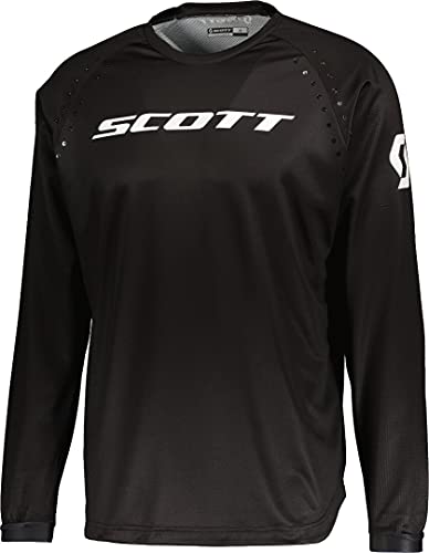 Athletisches Design Scott 350 Evo Swap Maglia Motocross (Black,XL)