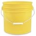 House Naturals 3.5 Gallon Food Grade Multi Color Bucket Pail with Screw On Lid (Pack of 3) BPA Free Made in USA containers