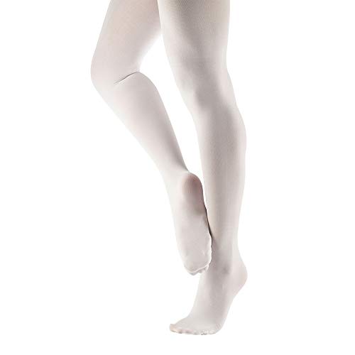 Tancefair Collant da Ballo Classica Collant Danza per Bambina Ragazze Donna Calze Coprenti Calzamaglie Bimba Ginnastica in 3 colori Rosa Bianco Nero