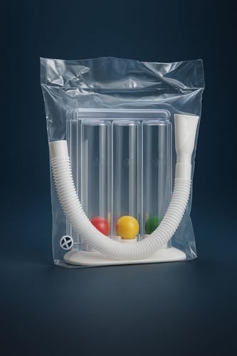3 Ball Spirometer | Lung Exerciser | Breathing Exercise | Respirometer | Breath Measurement System | Deep Breathing Lung Exerciser | Washable, Hygienic & Detachable- Pack Of 1 - Image 3