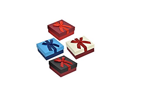 Intrepid Executive Wardrobe Accessory, Handmade 100% Classic Silk Woven Alloy Of Green Red Blue Stripes With White Accent Men's Neck Tie, (3.4" Necktie) #TOP2