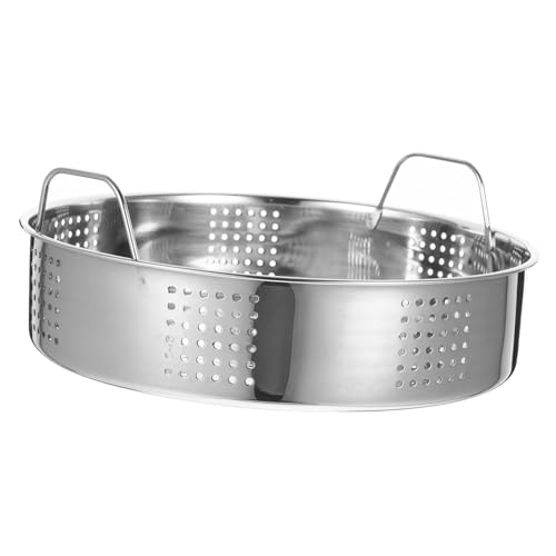 MAGICLULU Food Steamer Basket Practical Stainless Steel Handles Thicken Home Kitchen Restaurant Veg Steamer for Cookware