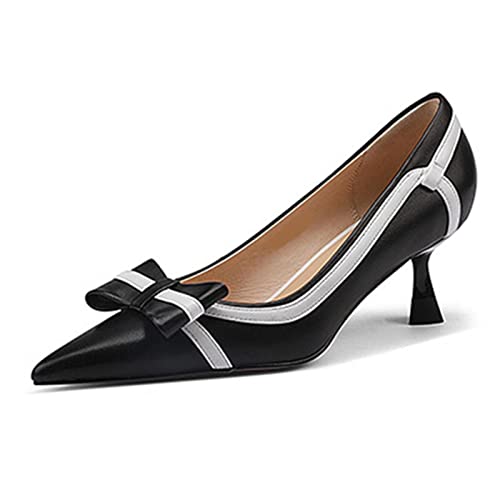 Talons pour femmes en cuir véritable et escarpins fins de haute manufacture