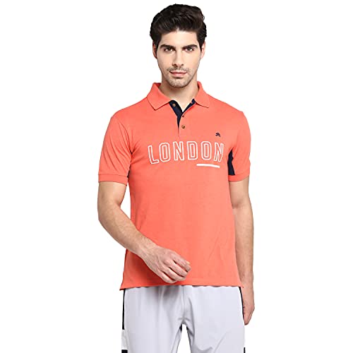Image of OFF LIMITS Mens PCP London Orange Polo Tshirt