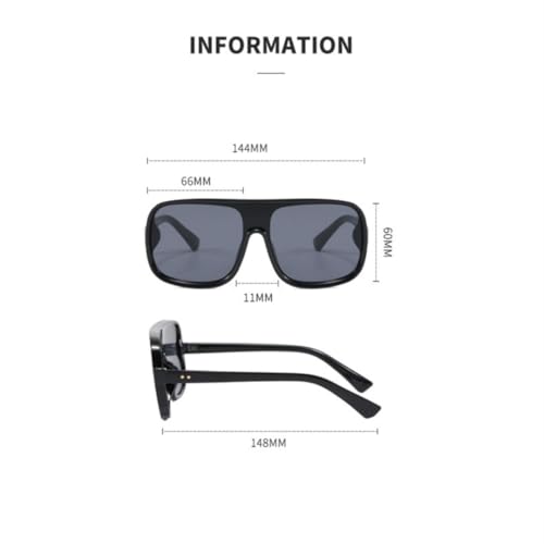 Lunettes de soleil vintage une pièce au fini luxe et style punk avec protection visière futuriste