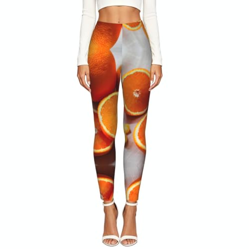 Leggings de compresión sin transparencias mallas suaves de frutas 2
