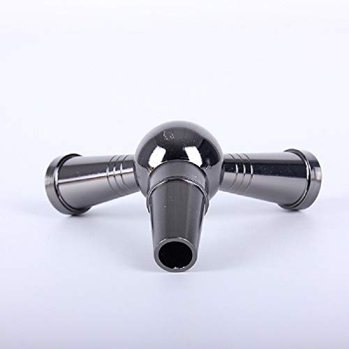 BAAQII Shisha Schlauchadapter 1 bis 2 Shisha-Rohrverbinder Divisor Ableitung Wasser Raucherzubehör Shisha Schlauch…