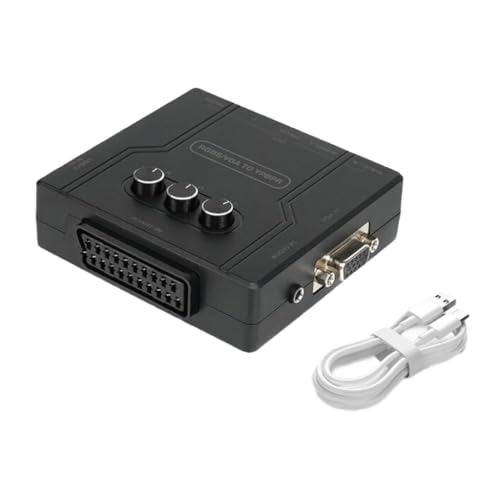 Convertidor RGBS SCART VGA a YPBPR con salida de video fluido para pantallas