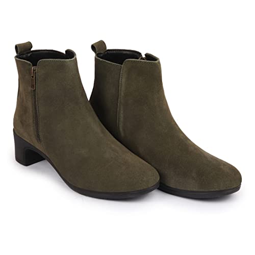 Image of FAUSTO Women Flared Heel Boots