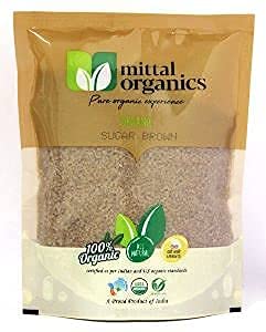 Mittal Organics - Organic Sugar Brown | Brown sugar | Sugar Raw - 850GM X 2 (Pack of 2) (B097XSPXS3) Amazon Price History, Amazon Price Tracker