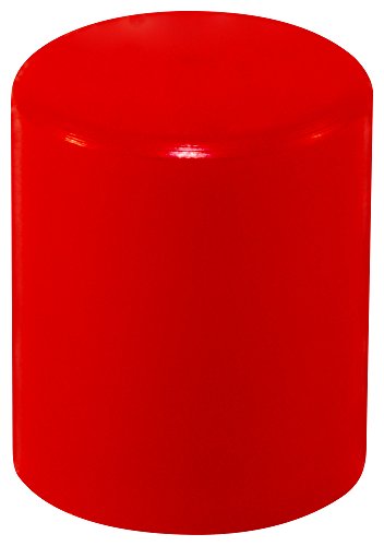 Image of Caplugs SC-1775 SC Series - Plastic Sleeve Cap for Tube Ends, 70 Pack, Red LD-PE, 0.740 inch W x 0.88 inch L, Threaded and Non-Threaded Tubing, Rods, Masking, Painting, Plating, Grit-Blasting (Z1775Q3)