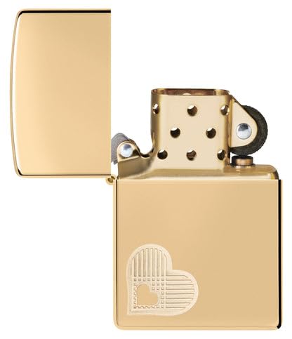 Encendedor Zippo personalizado con grabado doble corazones miniatura 7