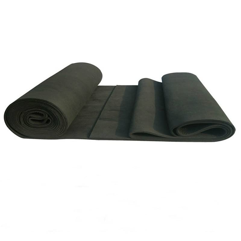 1 Roll Soft Graphite Carbon Felt High Temperature Fiber for Contamination Adsorption Cleaning, 200 X 1230mm(3 * 1230mm), GAJJBCAGW-3 * 200 * 1230MM(3 * 200 * 1230mm)