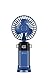 Xlayer Ventilator klappbarer Handventilator mit Smartphone Halterung 1.200 mAh (Blau)