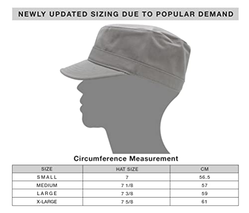 Image of KB-Ethos Cadet Army Cap Basic Everyday Military Style Hat (Now with STASH Pocket Version Available)