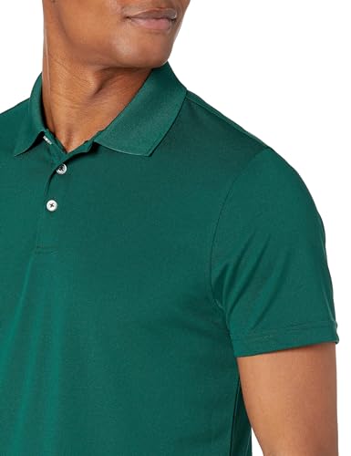 Image of Amazon Essentials Men's Moisture Wicking Golf Polo Shirt, Short Sleeve, Slim-Fit, Quick-Dry