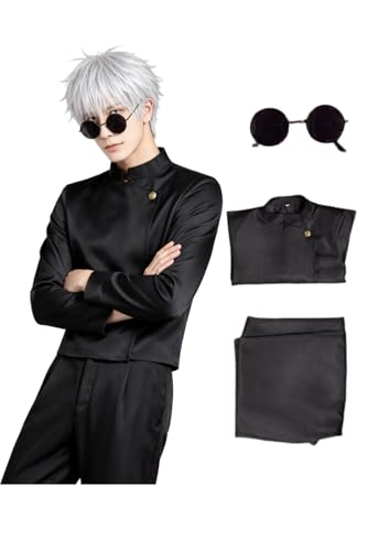 Costume de cosplay JJK avec perruque Daiendi pour déguisement d'Halloween