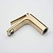 Modern Single Handle Bathroom Basin Vanity Sink Faucet - Brushed Nickel Gold Finish Lavatory