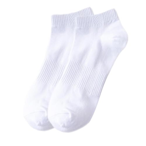 A Pair Fashionable Men's And Women's Sports Socks, Cotton Black And White Short Socks, Suitable For Both Men Women2