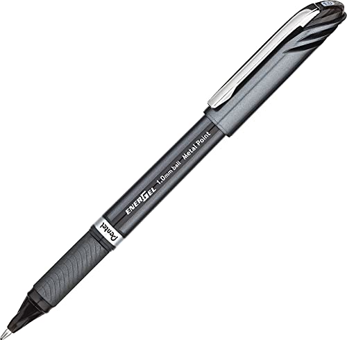 Bolígrafo líquido gel Pentel 1.0 mm tinta negra miniatura 2