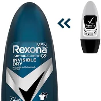 Мужской дезодорант Rexona Roll-On Upgrade Edition, 1,5 жидких унции (45 мл), набор из 6 штук, Невидимый сухой, фото 5