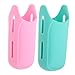 SOESFOUFU 2pcs Insulated Silicone Sleeve Heat Resistant Oven Mitts High Heat Resistant Trivet Cover for Curling Iron Flat Iron Travel Storage