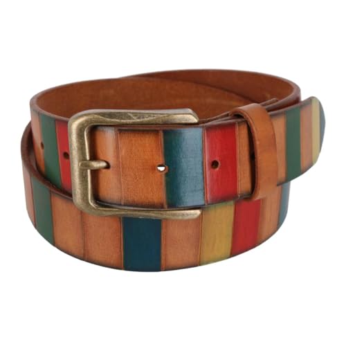 Hand Painted Color Block Belt