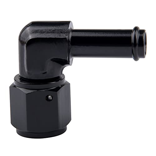 EVIL ENERGY 6AN Female to 3/8 Barb Hose Fitting 90 Degree Swivel