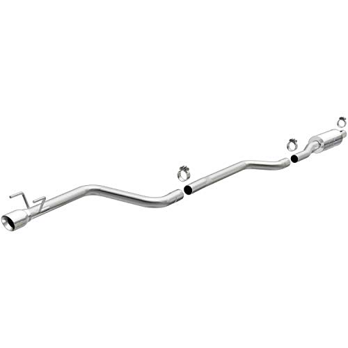 MagnaFlow Cat-Back Performance Exhaust System 19269 - Street Series, Stainless Steel 2.5in Main Piping, Single Straight Driver Side Rear Exit, Polished Finish 3.5in Exhaust Tip - Cruze Exhaust Kit